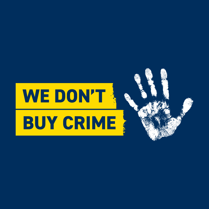 We Don't Buy Crime