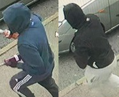 CCTV images of men