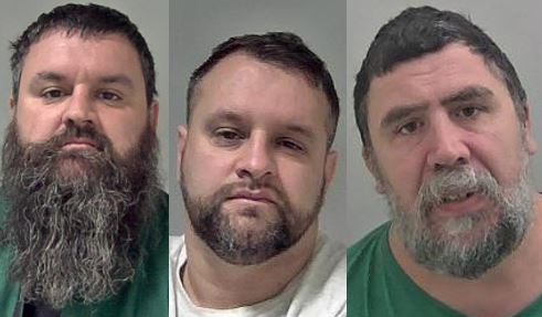 Two men with short dark hair and beards