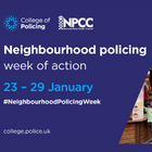 Neighbourhood policing week of action, 23 - 29 January #NeighbourhoodPolicingWeek