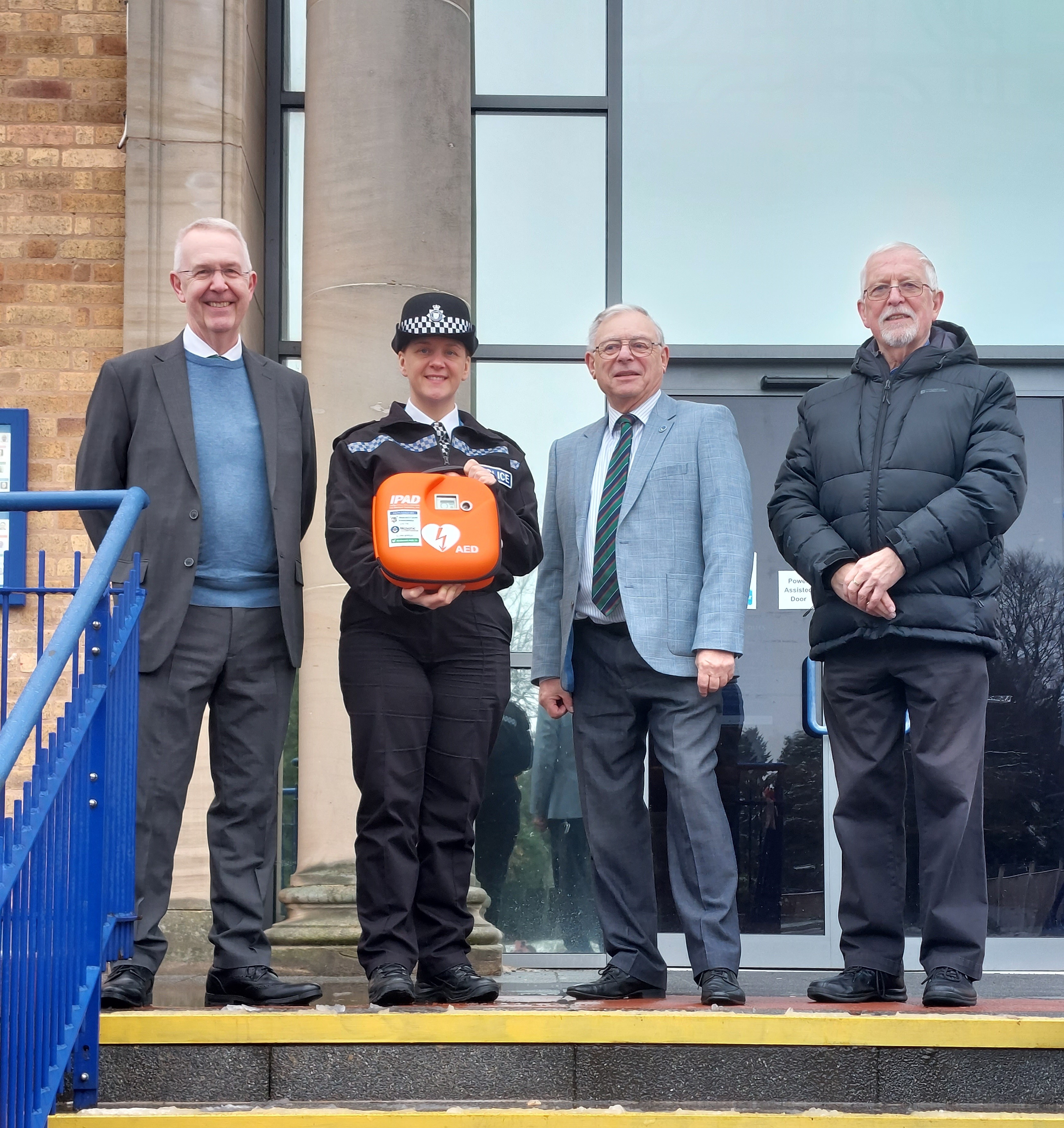 Local charity Droitwich AED donate 15 new defibrillators