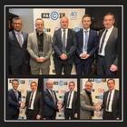 Image of DI Matthew McNelis, Sgt Ian Osborne, DS Michael Dunscome, and DC John Hughes from the forces Cybercrime Team 