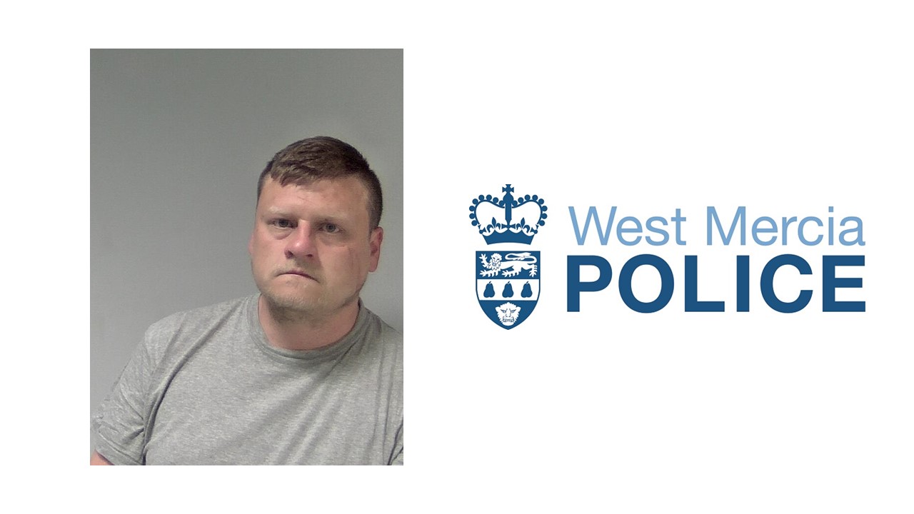 Alan Edney in a grey t-shirt West Mercia Police