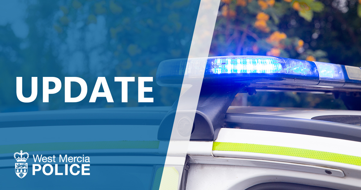 Update title with blue flashing lights on police car
