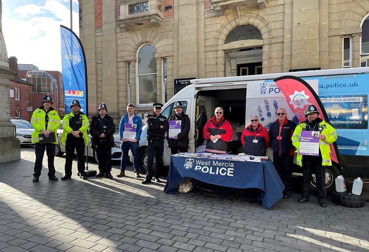 Officers and Business Watch members