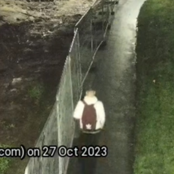 A man walking