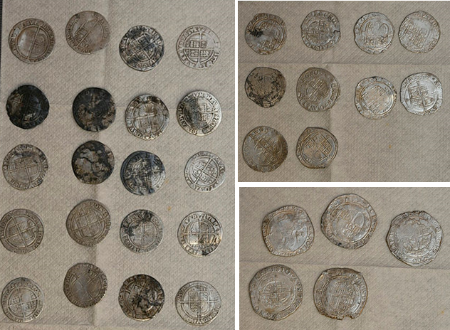 Selection of historic gold and silver coins