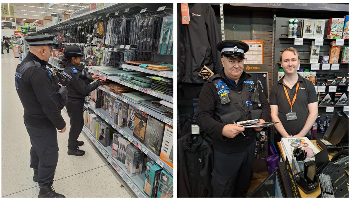 PCSOs visiting retail stores