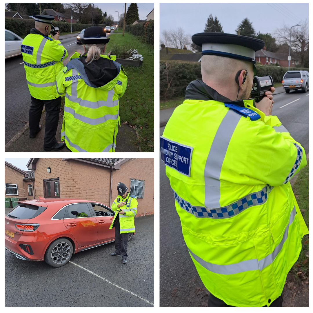 Officers conduct speed checks