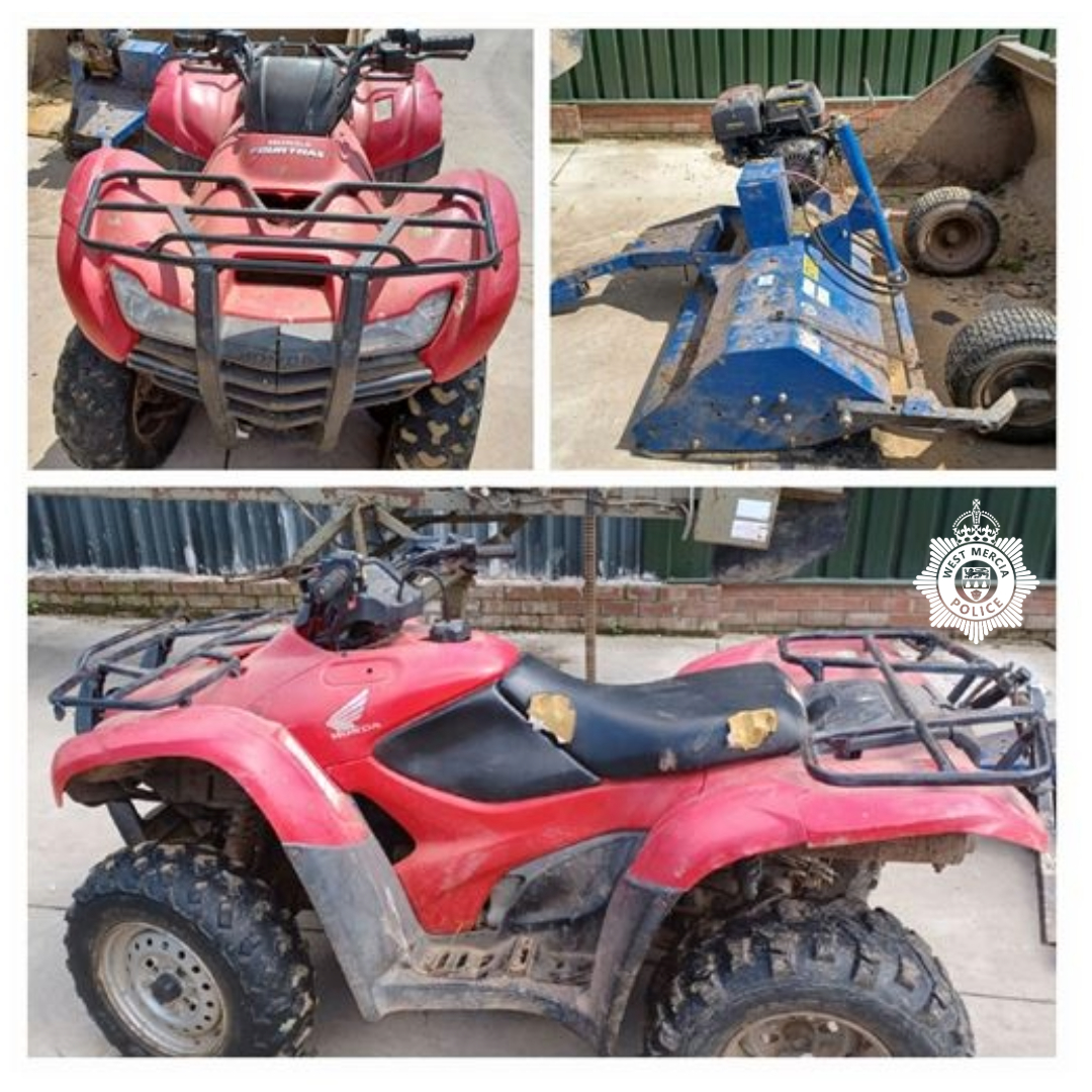 Recovered farm vehicles