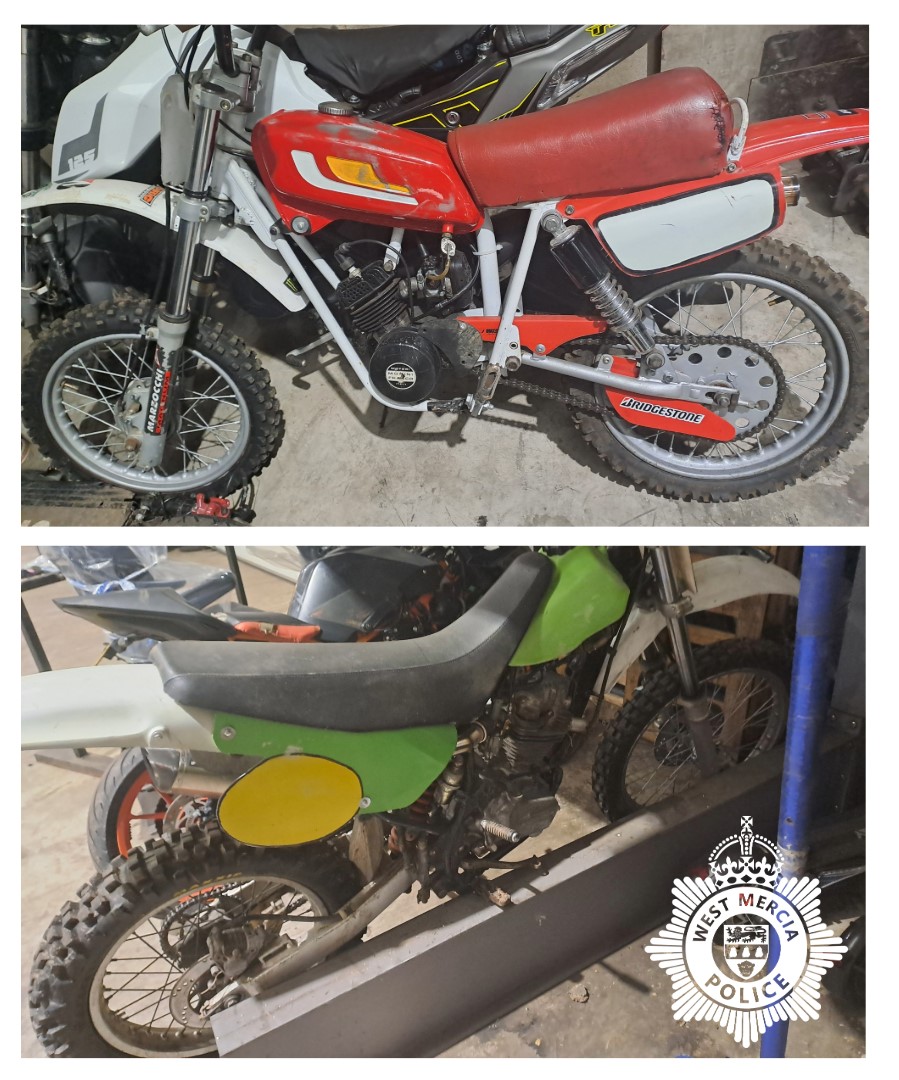 Stolen motorbikes recovered