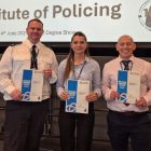 West Mercia Police officers at the GradEx event. 