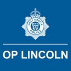 The West Mercia Police crest with the words 'Op Lincoln'.