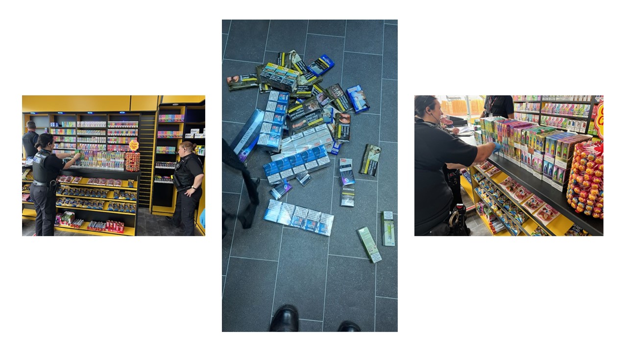 Illegal vapes and counterfeit tobacco seized from Malvern stores | West  Mercia Police