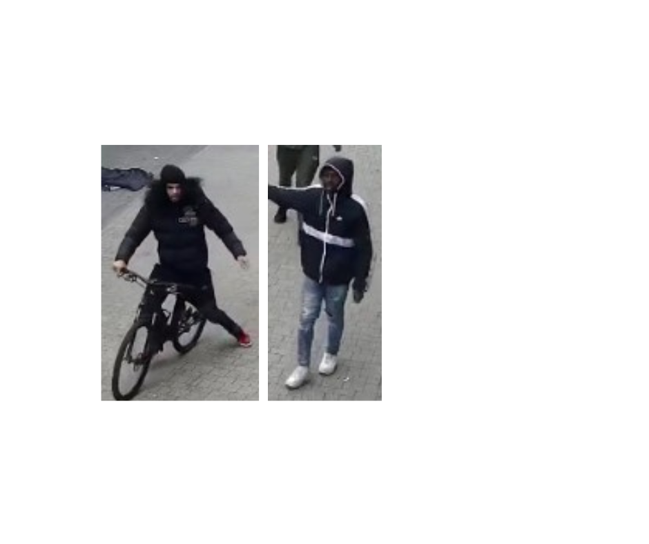 CCTV Images of two men officers wish to speak to