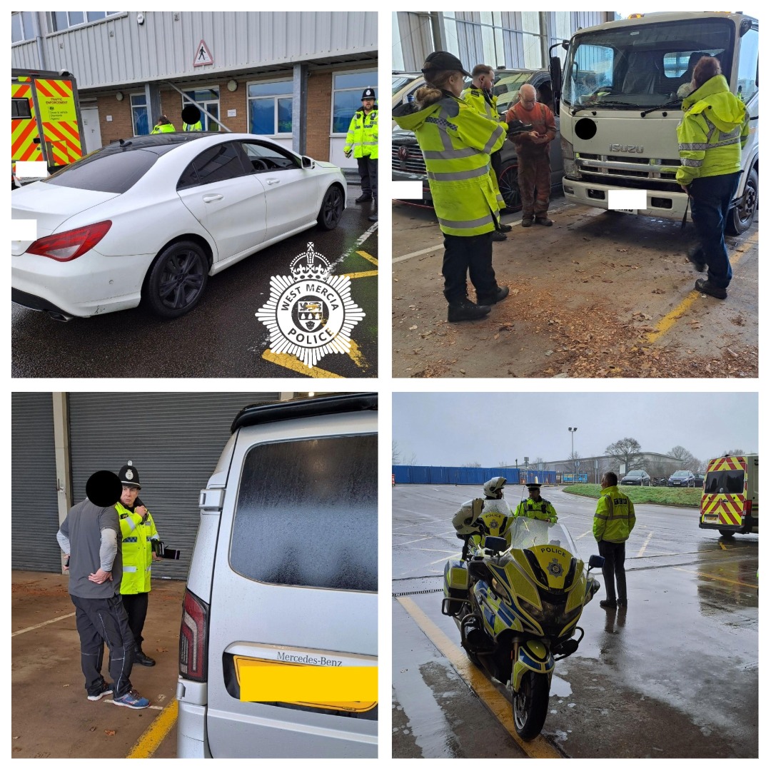 Unroadworthy vehicles stopped in Kidderminster vehicle safety operation ...