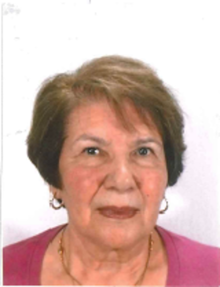 image of Rita Rowley. 84-year-old woman with short dark hair