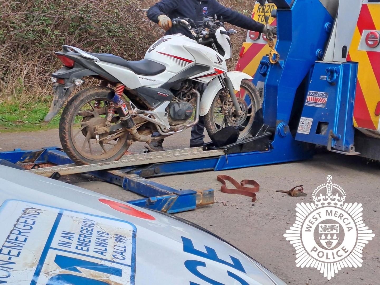 The seized bike