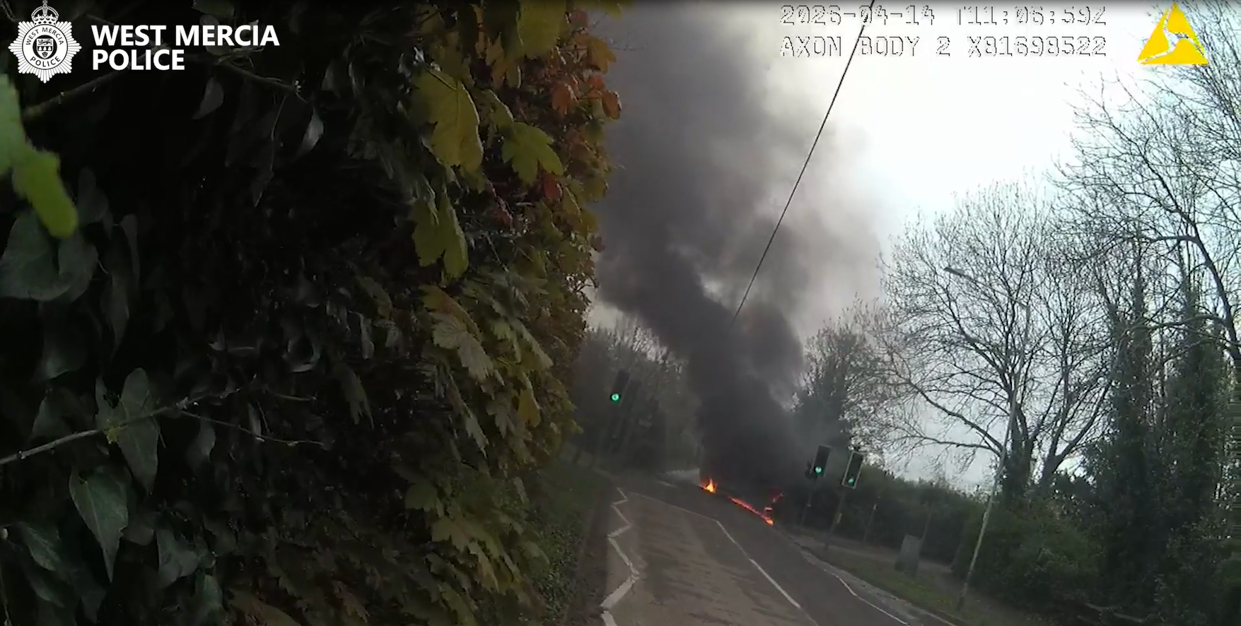 Fire on Malborough Way Telford