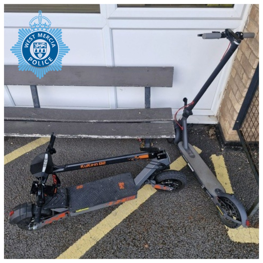 Seized e-scooters