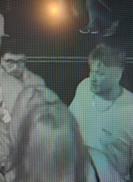 Two white males, one wearing glasses. 