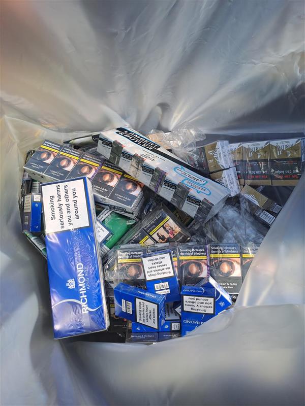illegal tobacco products found during warrant
