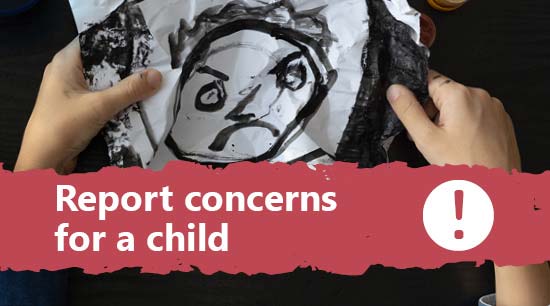 How to report possible child abuse