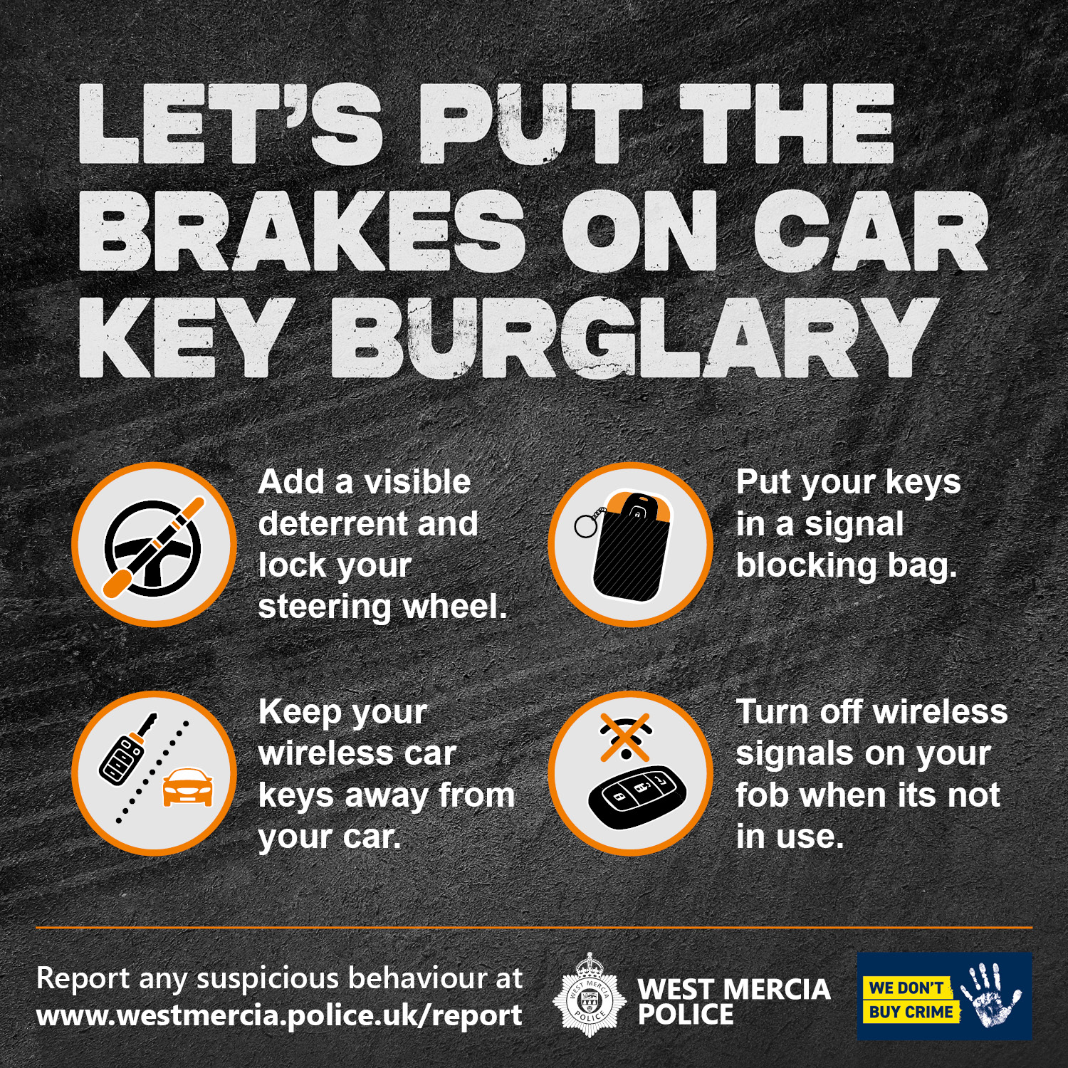 Keep your vehicle secure