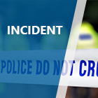 'incident' text with police tape