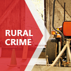 'rural crime' text with tractor in the background