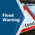 Flood Warning - Image of flood sign