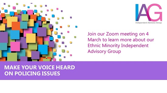 Zoom meeting for Ethnic Minority IAG