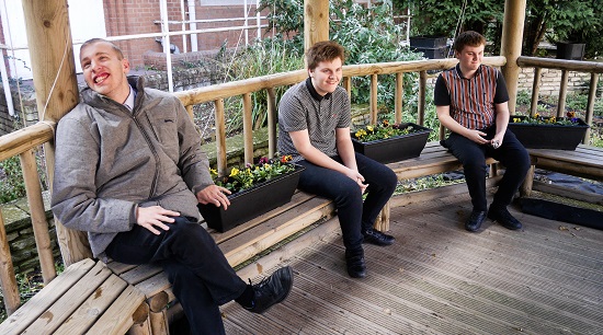 Green-fingered volunteers brighten up work environment